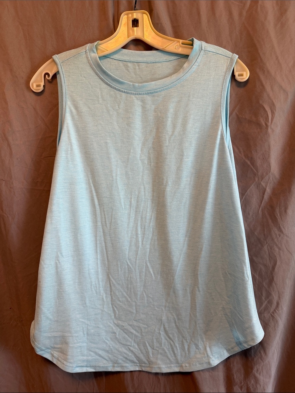 Amazon Light Blue Women's Sleeveless Tank Top
